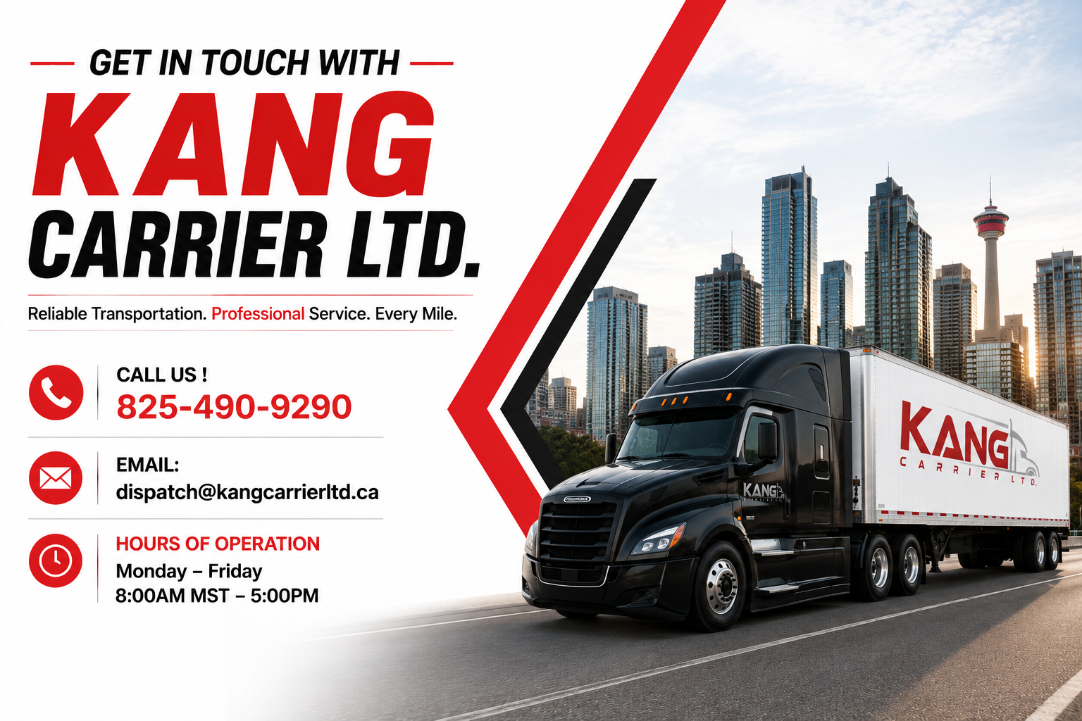 Contact Kang Carrier Ltd.